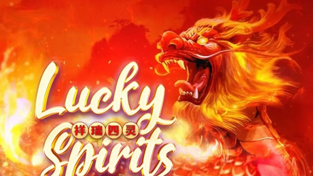 Lucky Spirits slot game interface na may temang espiritu at swerte