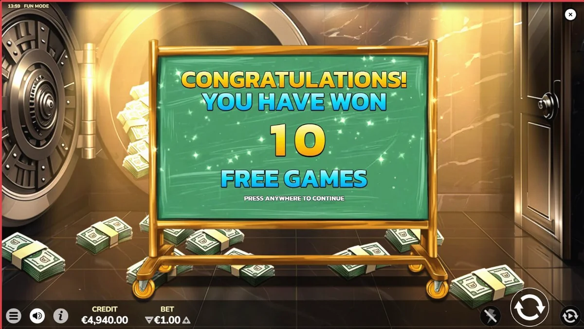 Mr. Porky Bankster 10,000 Ways slot game screen